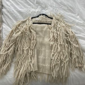 Newbury Kustom Cream Fringe Jacket